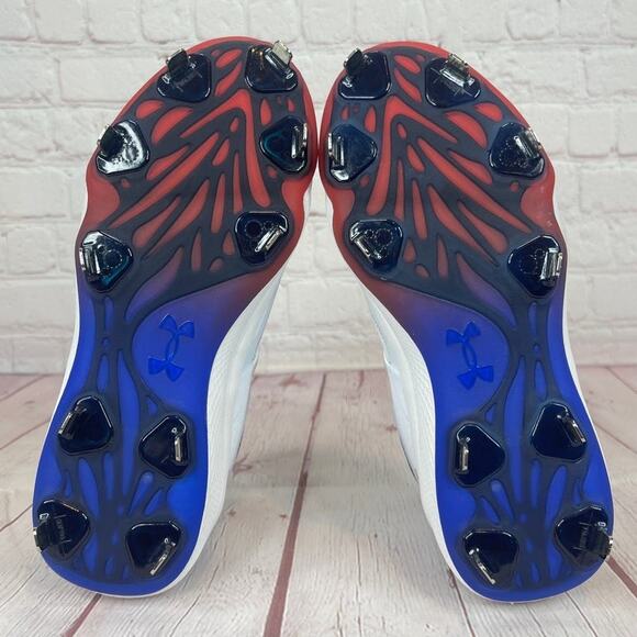 Under Armour Glyde MT 'USA' Softball Metal Cleats Women's Size 6 (3026010 100) - Picture 9 of 10